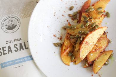 MAPLE GINGER SPICED APPLES WITH PEPITAS