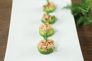 TUNA CUCUMBER BITES