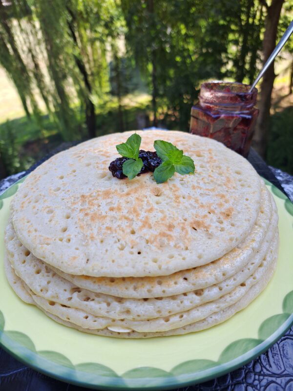 Feinste Dinkel-Grieß-Pfannkuchen