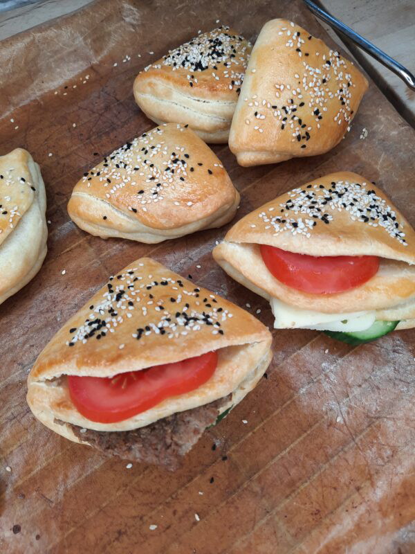 Herzhafte Sandwich-Ecken