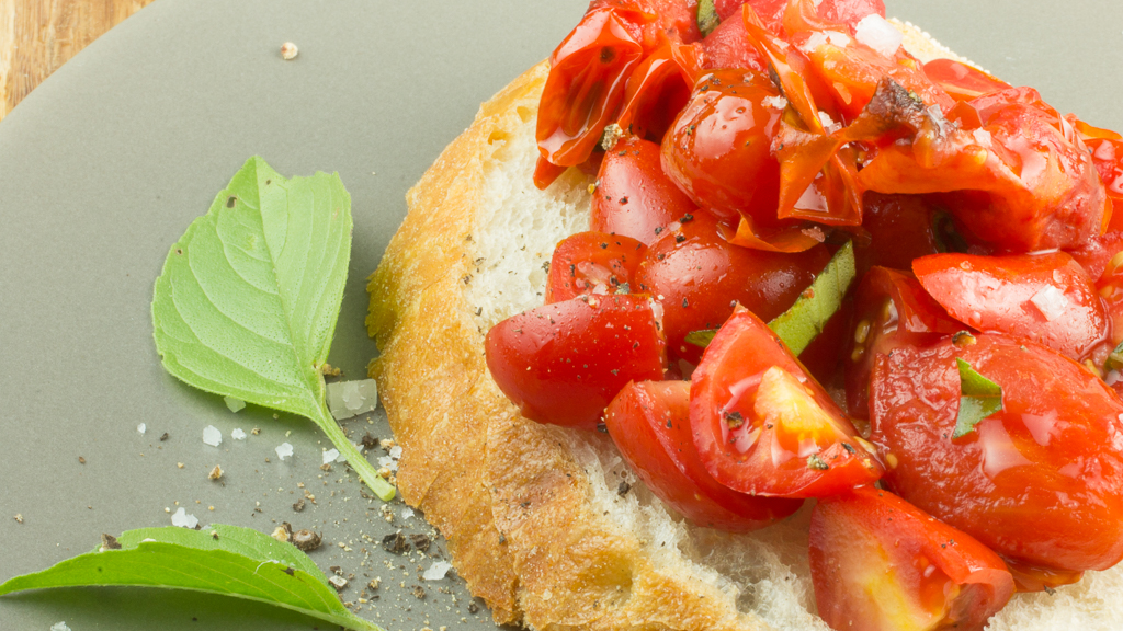 Image of END OF SUMMER BRUSCHETTA