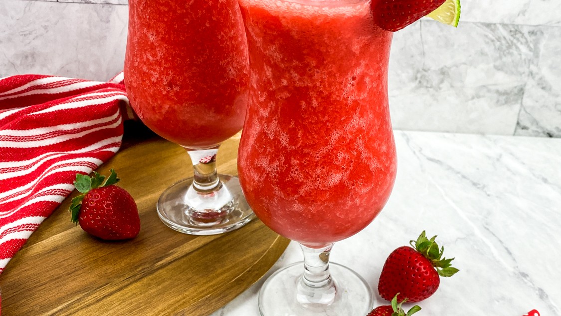 Image of Frozen Strawberry Daiquiri  Recipe