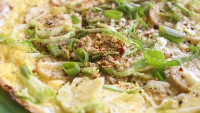 Image of POTATO AND BRUSSELS SPROUT FRITTATA
