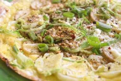 POTATO AND BRUSSELS SPROUT FRITTATA