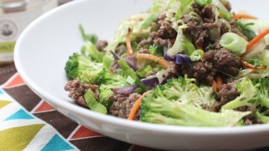 Image of GROUND BEEF VEGGIE BOWL