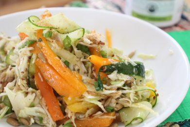 CITRUS CHICKEN AND VEGGIE NOODLE SALAD
