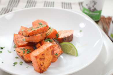 PUMPKIN LIME ROASTED SWEET POTATOES