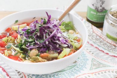 CHICKPEA AND CABBAGE SOUP