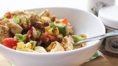 Image of GRILLED CHICKEN AVOCADO SALAD