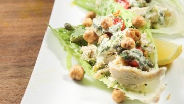 Image of CREAMY CAPER CHICKEN WRAPS