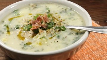 Image of HERBED CREAM OF CHICKEN SOUP