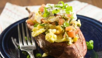 Image of BREAKFAST STUFFED SWEET POTATOES