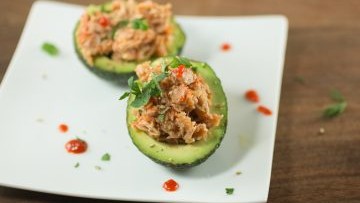 Image of TUNA STUFFED MINI AVOCADOS