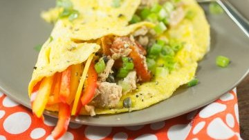 Image of TUNA AND PEPPER EGG CREPE