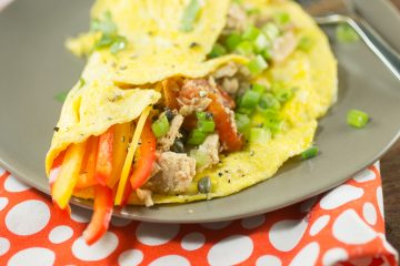 TUNA AND PEPPER EGG CREPE