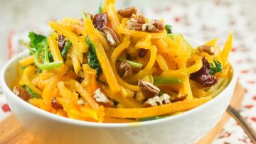 Image of CRANBERRY PECAN BUTTERNUT SQUASH NOODLES