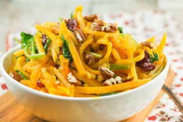 CRANBERRY PECAN BUTTERNUT SQUASH NOODLES