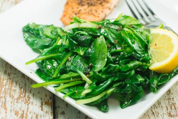 SAUTÉED LEMON SPINACH