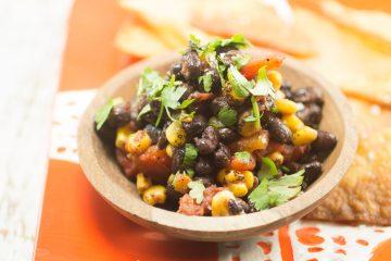 ROASTED CORN AND BLACK BEAN SALSA