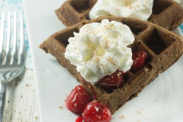 CHOCOLATE AVOCADO OIL WAFFLES