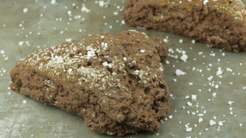 Image of DARK CHOCOLATE SEA SALT SCONES