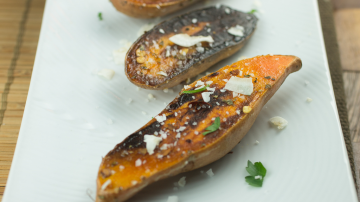 Image of CURRIED COCONUT BABY SWEET POTATOES