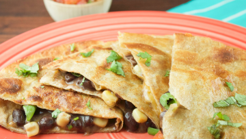Image of CRISPY BLACK BEAN QUESADILLAS
