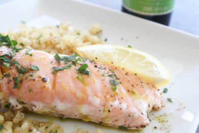 AVOCADO OIL POACHED SALMON