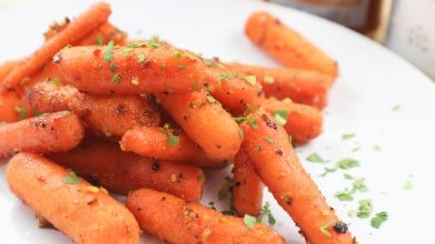 Image of HOT HONEY GLAZED CARROTS
