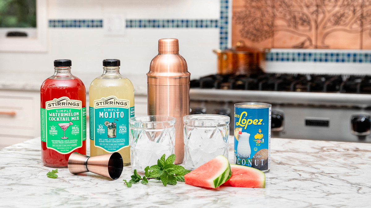Watermelon Coconut Mojito