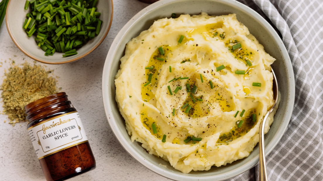Image of Mashed potatoes with Garlic Lovers's Spice 