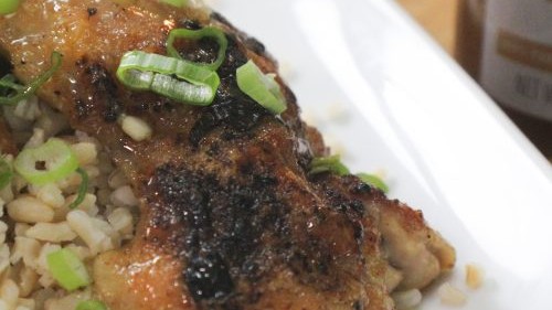 Image of HONEY GARLIC CHICKEN THIGHS