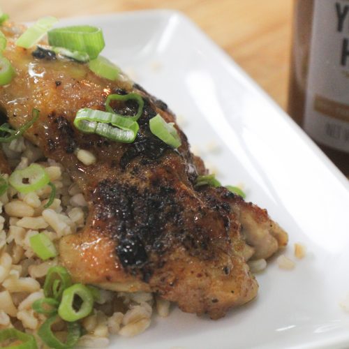 HONEY GARLIC CHICKEN THIGHS
