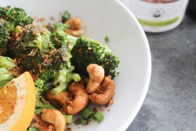 HOT CASHEW BROCCOLI