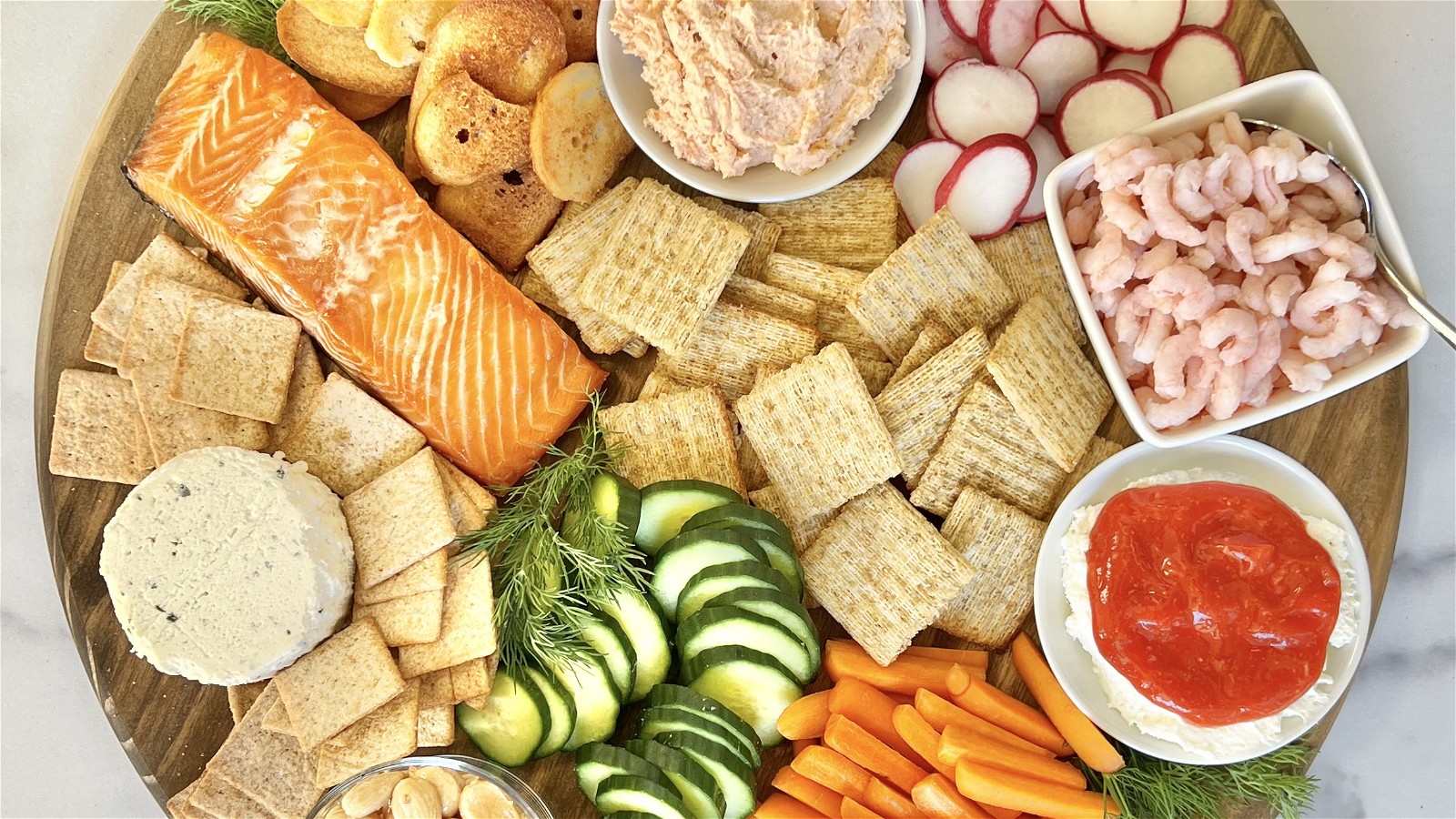 Image of Salmon + Shrimp Seacuterie