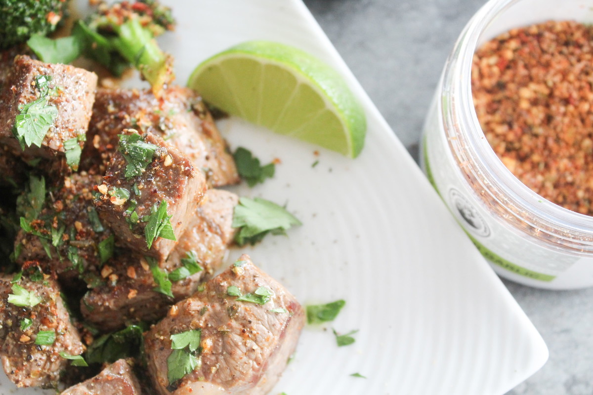 HOT HONEY LIME MARINATED BEEF
