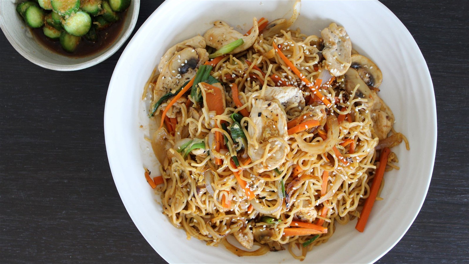 Japanese Noodles with Chicken