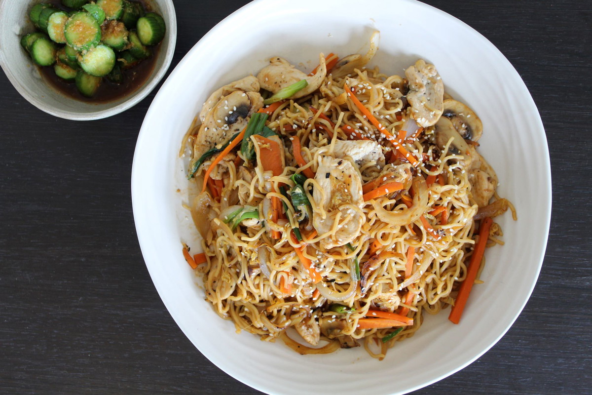 Chicken Yakisoba