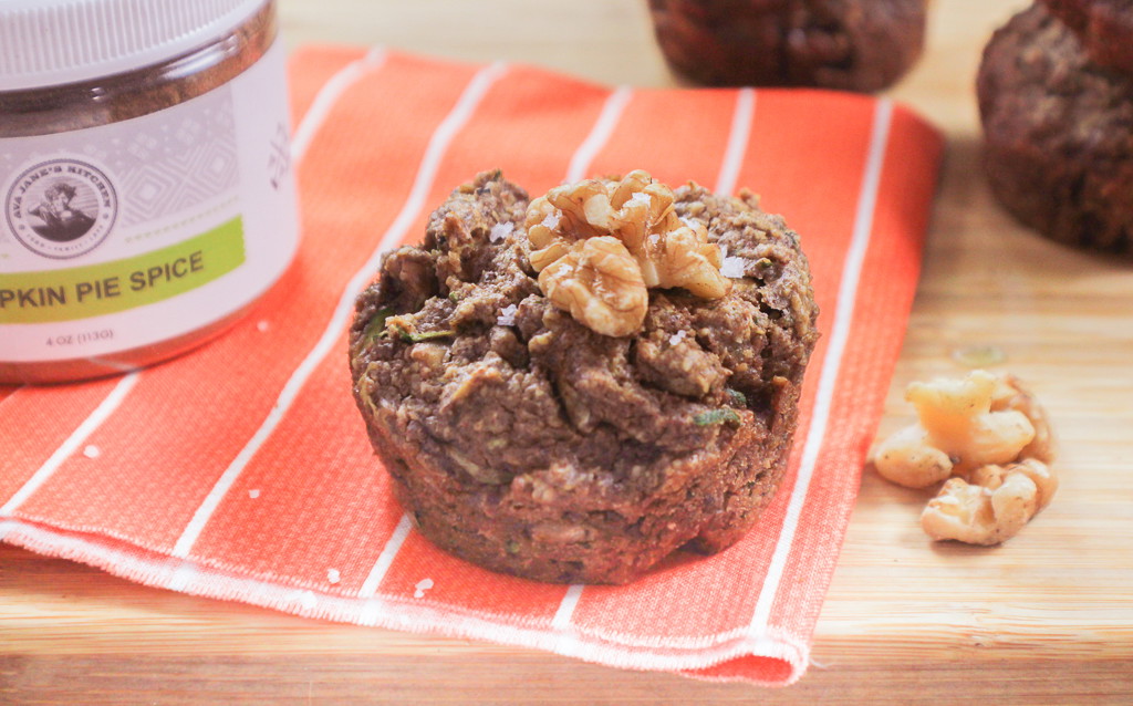 GLUTEN FREE PUMPKIN SPICE ZUCCHINI MUFFINS