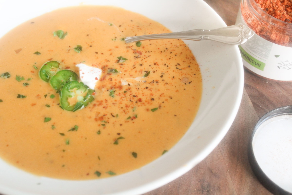 LOS MUERTOS PUMPKIN CHEDDAR SOUP