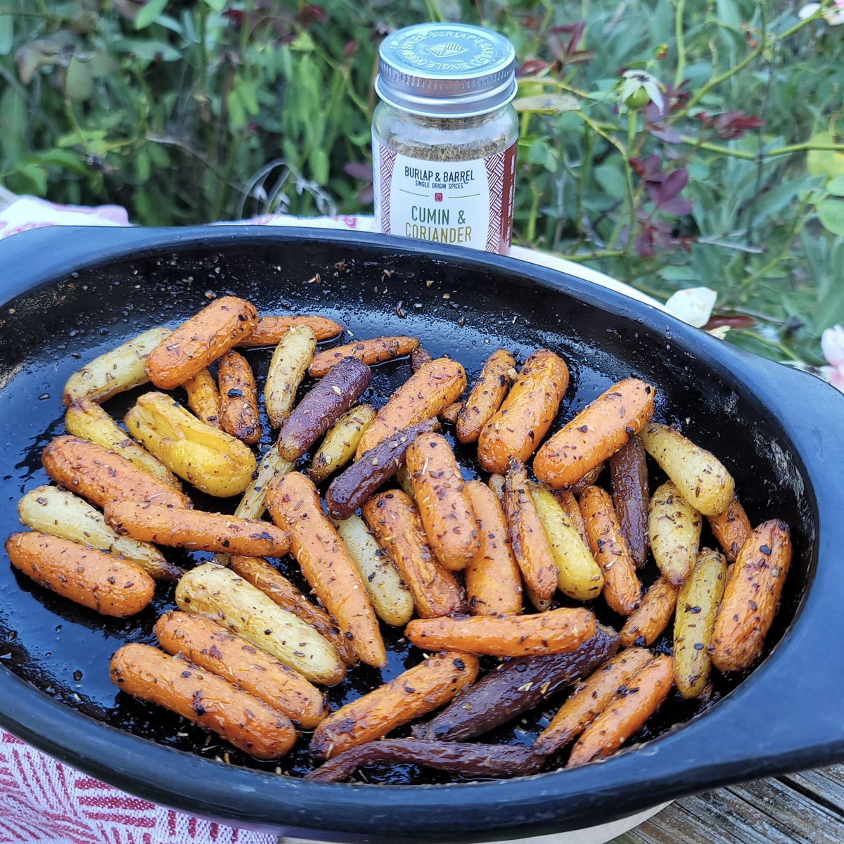 Glazed Carrots with Cumin & Coriander 