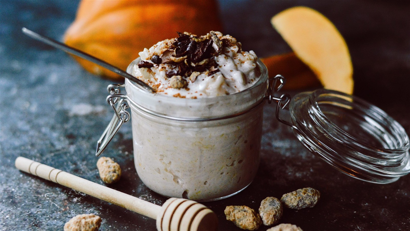 Image of PUMPKIN SPICED RICE PUDDING