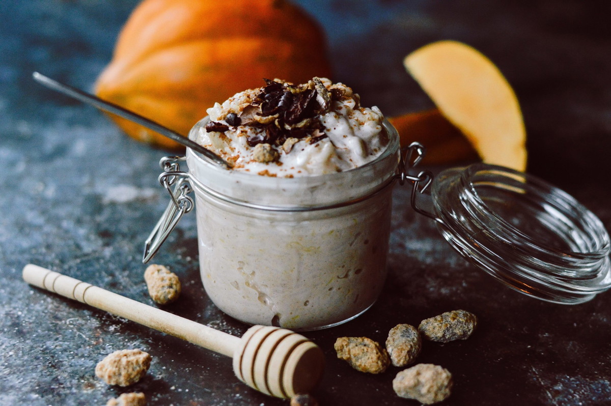 PUMPKIN SPICED RICE PUDDING