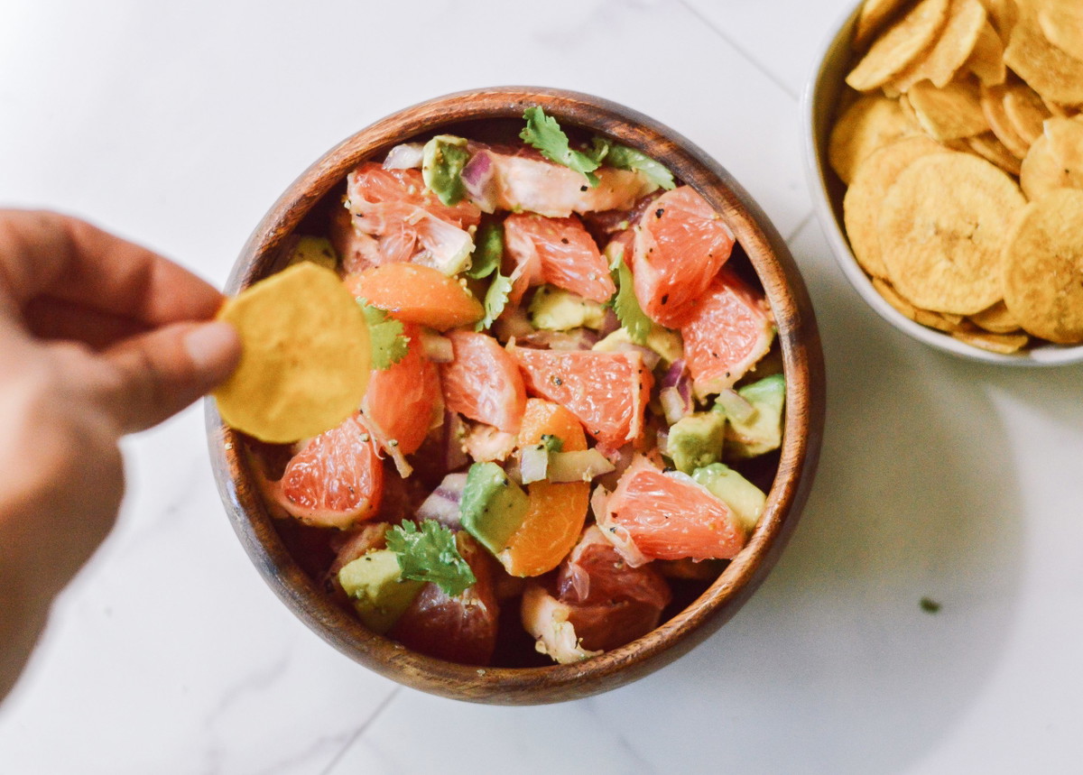 AVOCADO AND CITRUS CEVICHE
