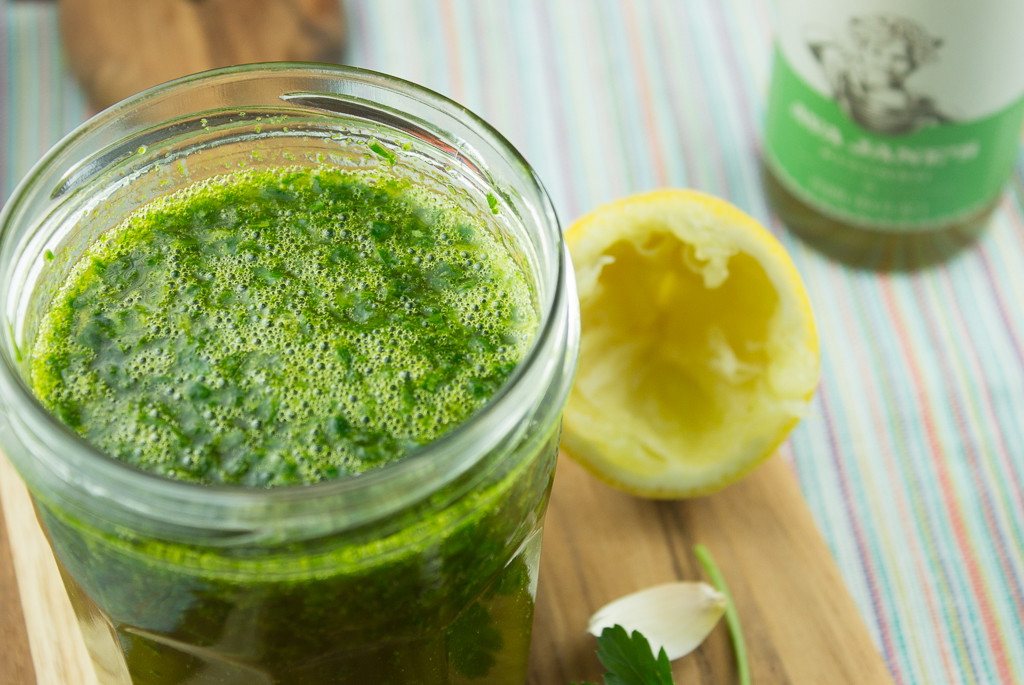 LEMON GARLIC AND HERB MARINADE- FOR TWO!!