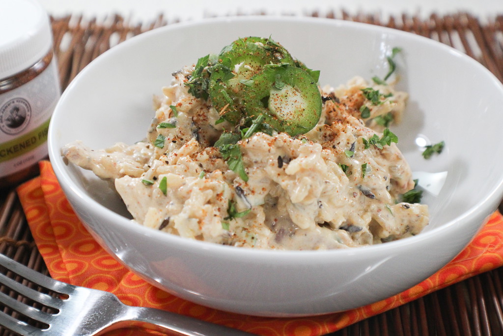 BLACKENED BROWN RICE CHICKEN CASSEROLE