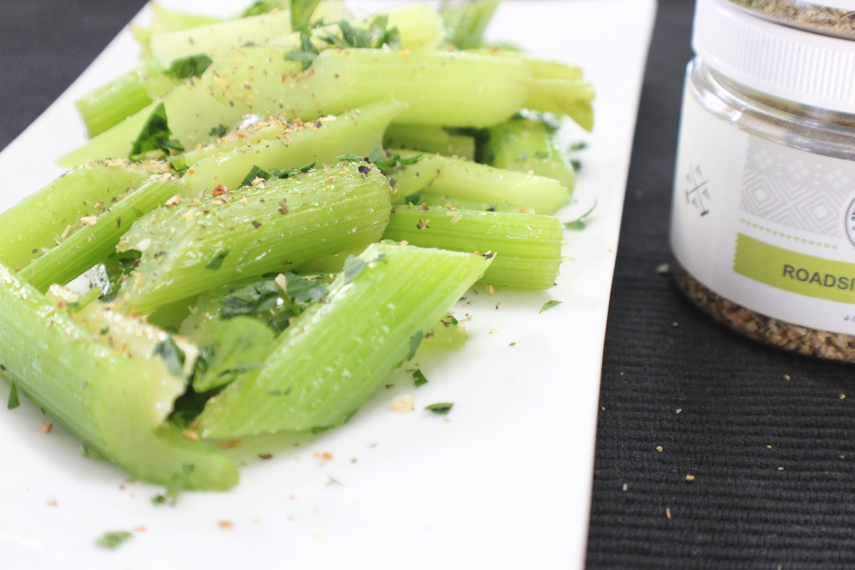 ROADSIDE CHICKEN BRAISED CELERY