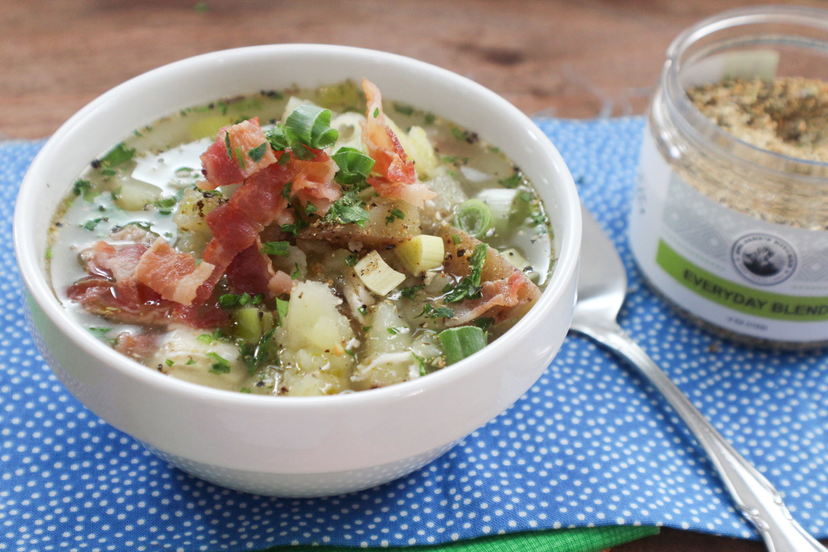 BACON AND POTATO LEEK SOUP