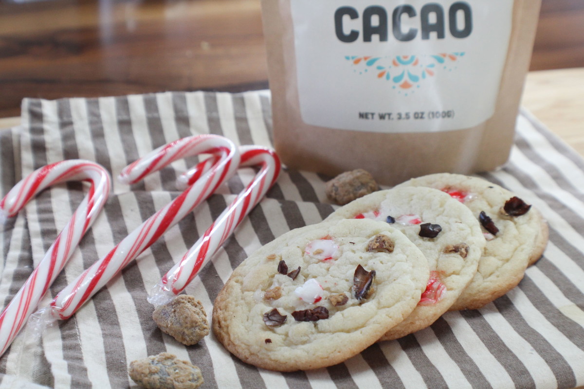 PALEO-ISH CANDY CANE CACAO COOKIES