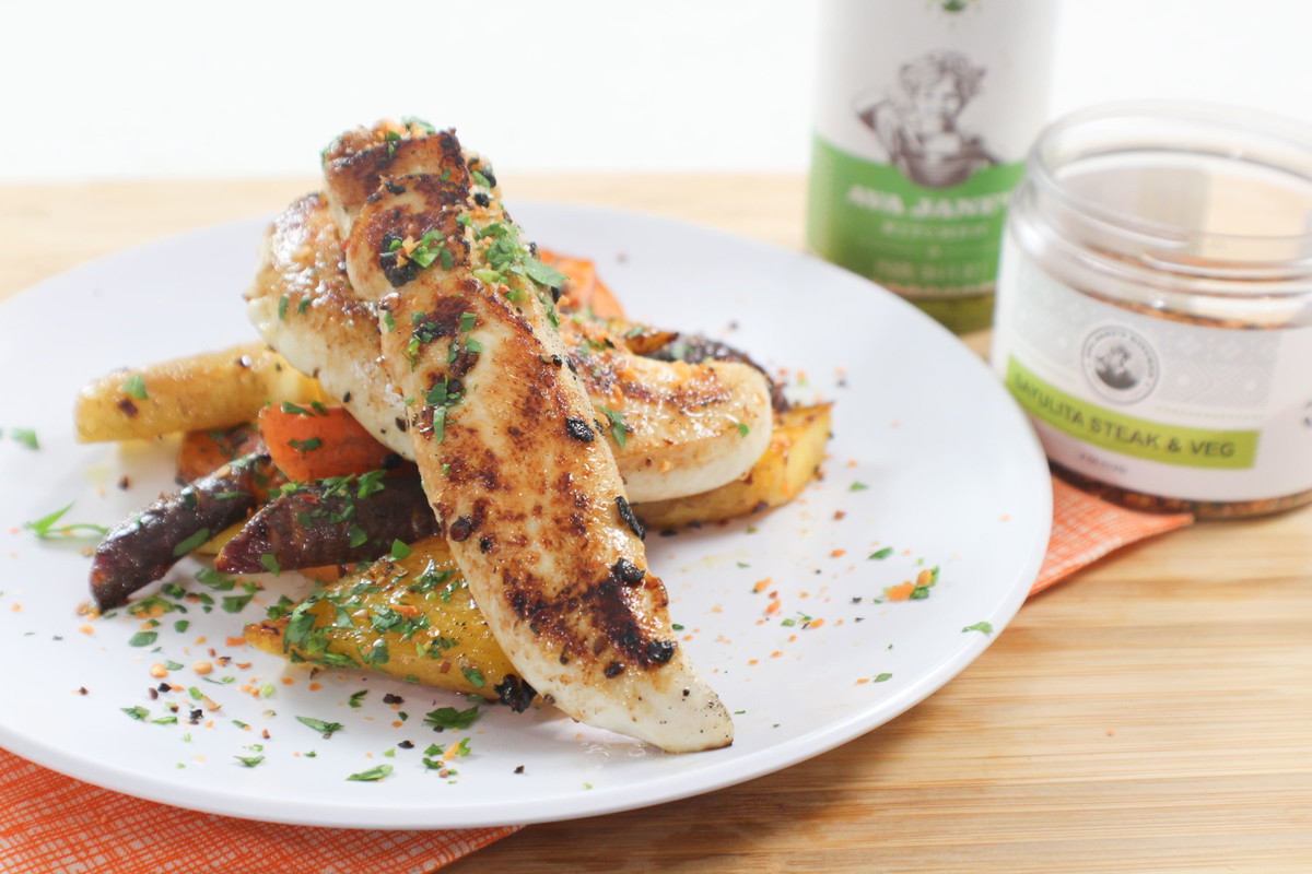 SAYULITA ROASTED CHICKEN AND ROOTS